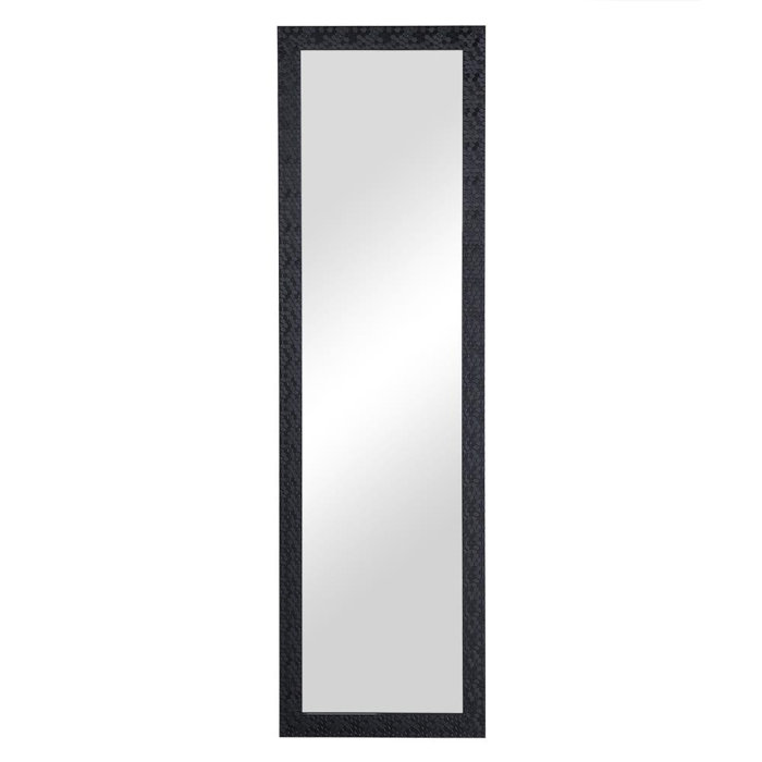 Mercer41 Byromville Mosaic Style Over The Door Mirror Full Length, Door